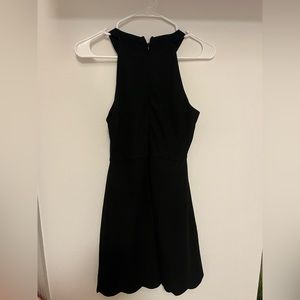 Lulus black scallop dress